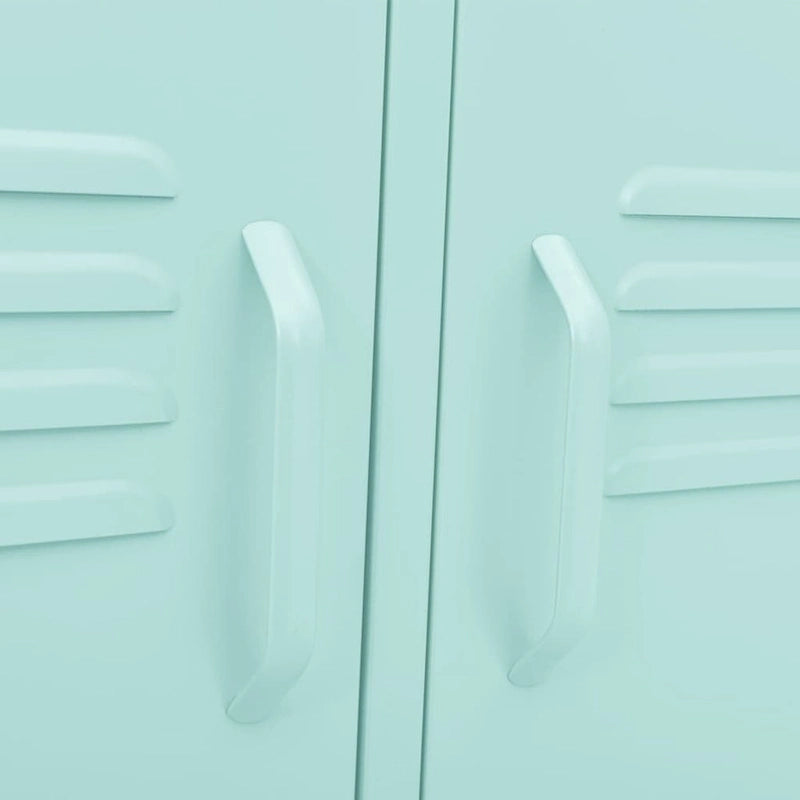 vidaXL TV Stand TV Unit Sideboard Home TV Console Media Unit Cupboard Steel - 41.3 x 13.8 x 19.7