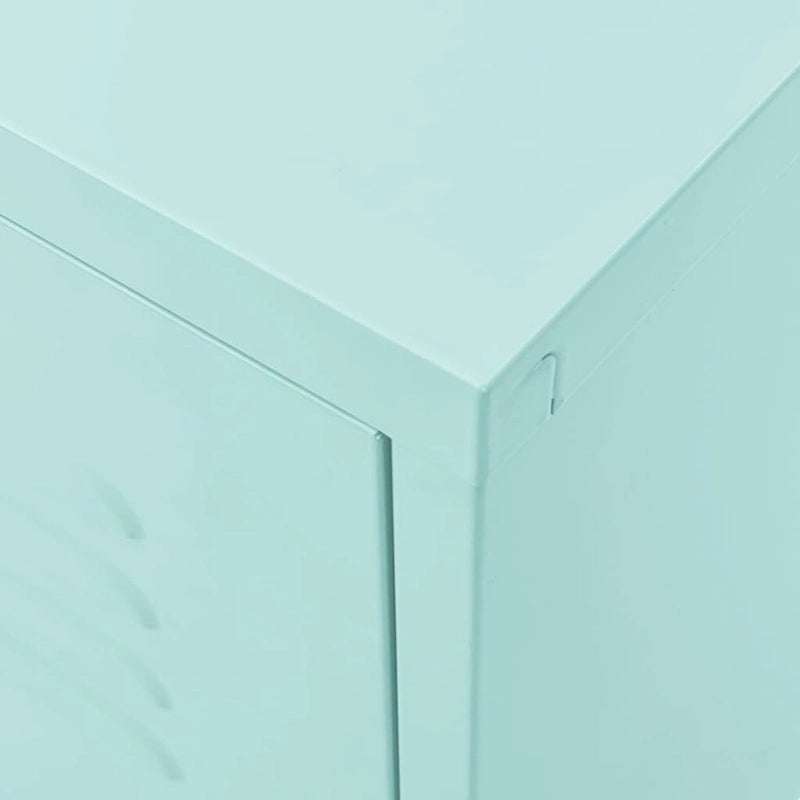 vidaXL TV Stand TV Unit Sideboard Home TV Console Media Unit Cupboard Steel - 41.3 x 13.8 x 19.7