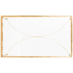 SAFAVIEH Mihaiela Gold Leaf Retro Coffee Table - 41Wx24Dx22H