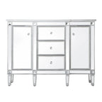 2-Door Mirrored Accent Cabinet