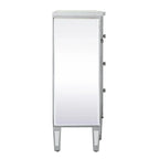 2-Door Mirrored Accent Cabinet