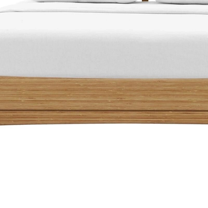 Sarah Queen Platform Bed, Burgundy