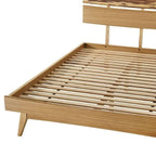 Sarah Queen Platform Bed, Burgundy