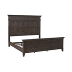 Paradise Valley Saddle Brown Panel Bed Frame - 2 Size Options