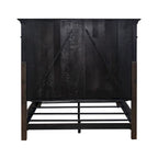Paradise Valley Saddle Brown Panel Bed Frame - 2 Size Options