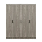 4-Door Wardrobe Armoires with 1 Drawer
