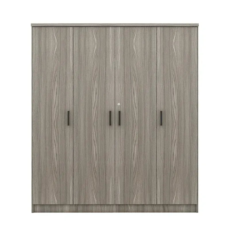 4-Door Wardrobe Armoires with 1 Drawer