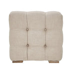 Knightsbridge Linen Fabric Tufted Bench by iNSPIRE Q Artisan