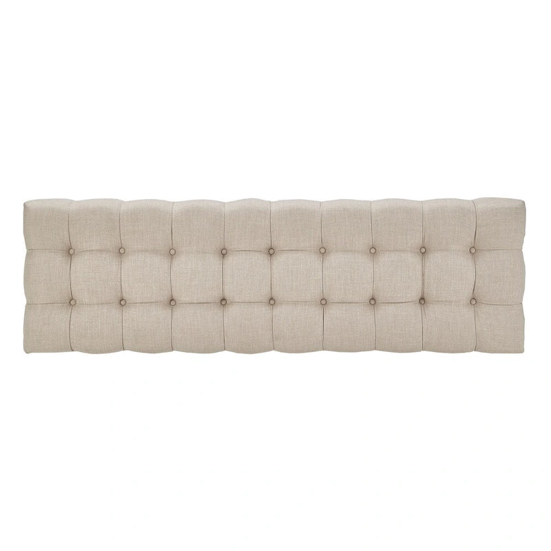 Knightsbridge Linen Fabric Tufted Bench by iNSPIRE Q Artisan