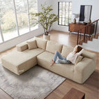 HOOOWOOO Modern L-shaped Modular Sectional Sofa with Chaise