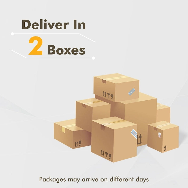 HOOOWOOO Modern L-shaped Modular Sectional Sofa with Chaise