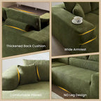 HOOOWOOO Modern L-shaped Modular Sectional Sofa with Chaise