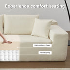 HOOOWOOO Modern L-shaped Modular Sectional Sofa with Chaise