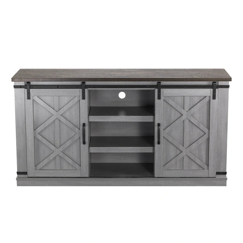 58 in. Barn Door TV Stand for TVs up to 65 in.