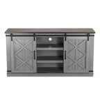 58 in. Barn Door TV Stand for TVs up to 65 in.