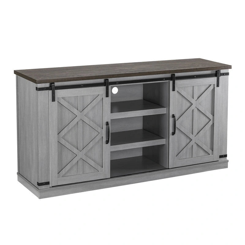 58 in. Barn Door TV Stand for TVs up to 65 in.