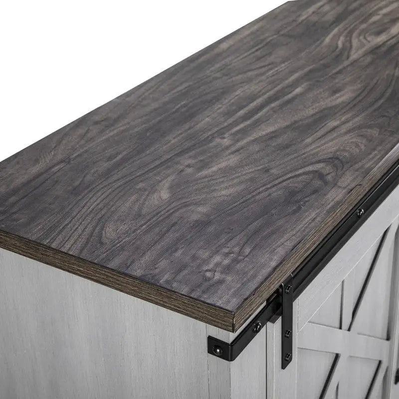 58 in. Barn Door TV Stand for TVs up to 65 in.