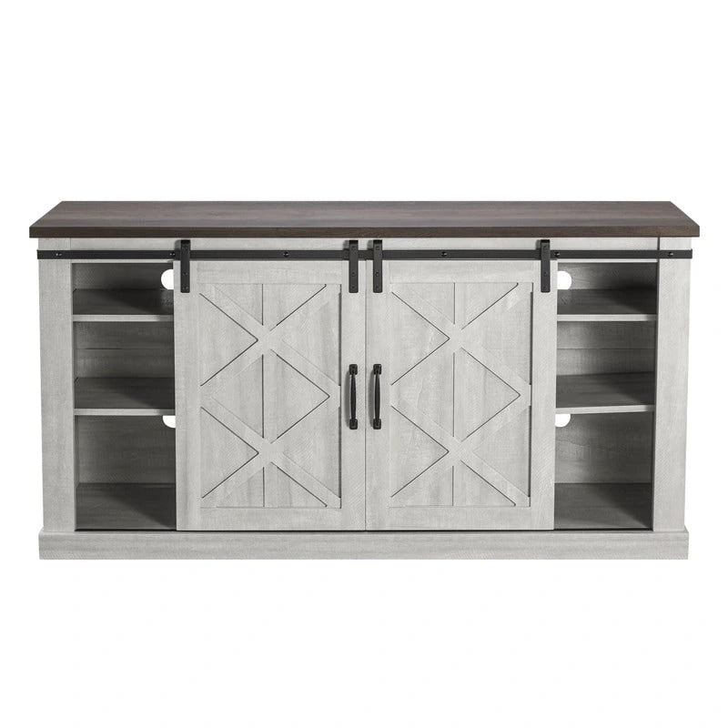 58 in. Barn Door TV Stand for TVs up to 65 in.