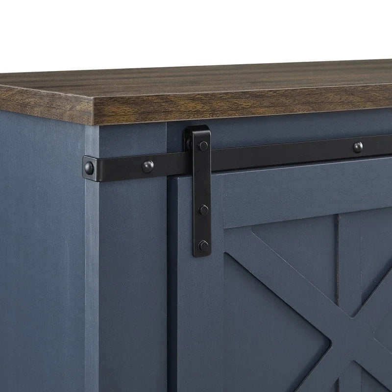 58 in. Barn Door TV Stand for TVs up to 65 in.