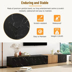 TV Stand for TVs up to 88, Modern Free-Combination Entertainment Center with 4 Storage Drawers