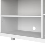 Bush Furniture Mayfield 60W TV Stand with Doors and Shelves.