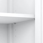 Bush Furniture Mayfield 60W TV Stand with Doors and Shelves.