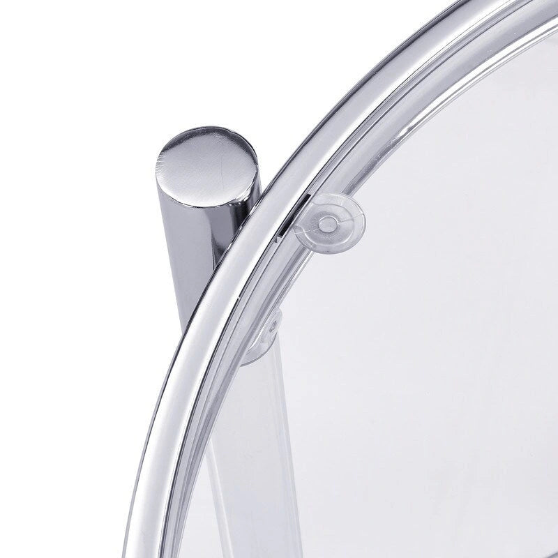 Grondin Modern Contemporary 2-Tier Tempered Glass Top End Table Side Table with Steel and Acrylic Frame