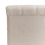 Benchwright Linen Tufted Dining Chair with Grey Finish Legs (Set of 2) by iNSPIRE Q Artisan