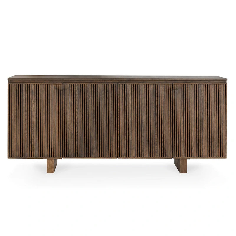 Classic Home Roya Oak Veneer Sideboard Buffet