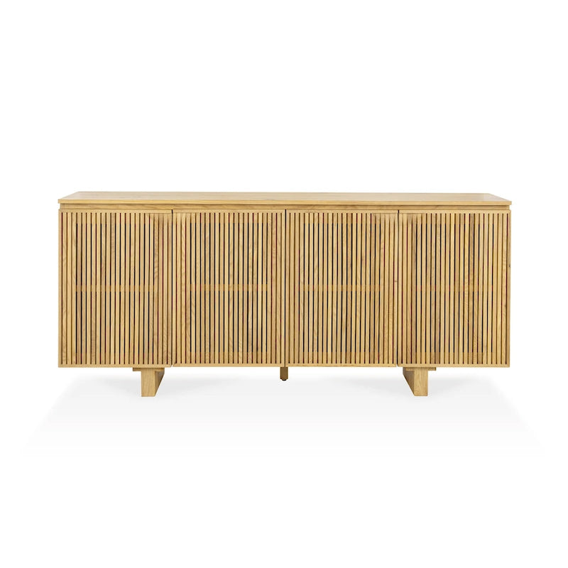 Classic Home Roya Oak Veneer Sideboard Buffet