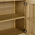 Classic Home Roya Oak Veneer Sideboard Buffet