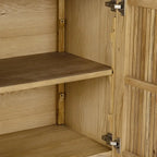 Classic Home Roya Oak Veneer Sideboard Buffet