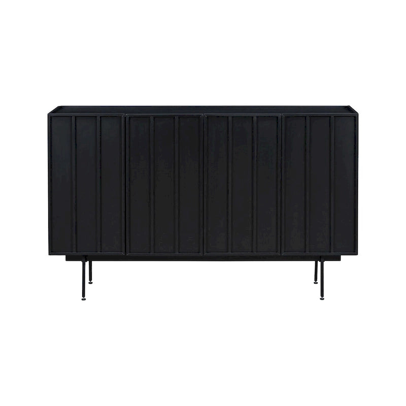 Sideboard Wooden Cabinet with 4 Doors Suitable for Living Rooms