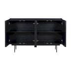 Sideboard Wooden Cabinet with 4 Doors Suitable for Living Rooms