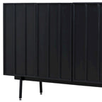 Sideboard Wooden Cabinet with 4 Doors Suitable for Living Rooms
