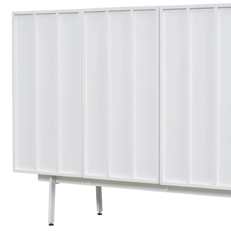 Sideboard Wooden Cabinet with 4 Doors Suitable for Living Rooms