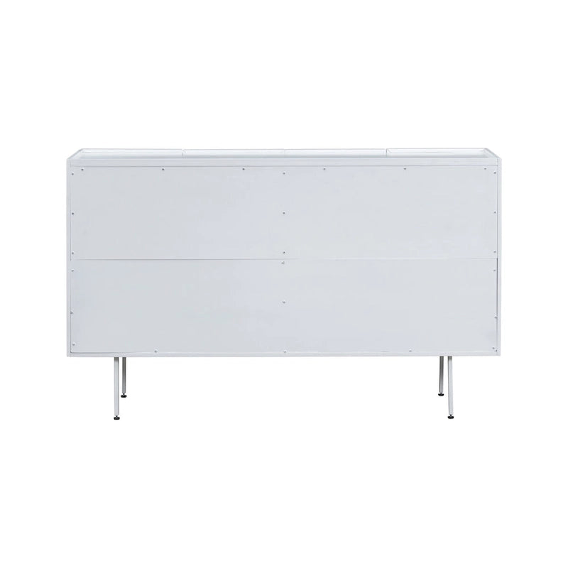 Sideboard Wooden Cabinet with 4 Doors Suitable for Living Rooms