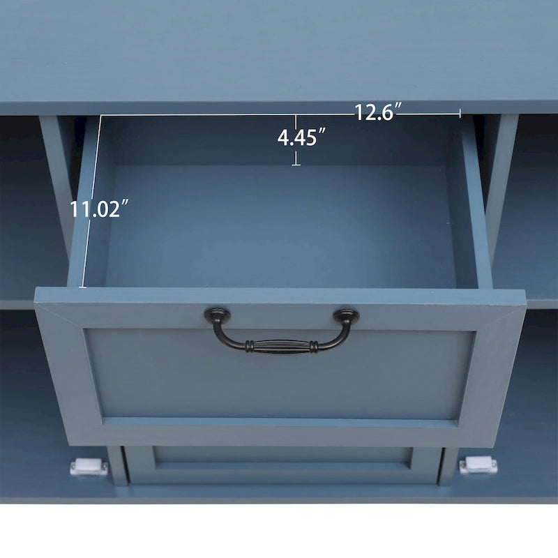 2 Door 3 Drawer Cabinet, American Furniture, Suitable for Bedroom, Living Room, Study
