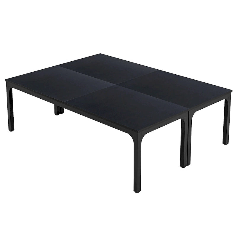 6.5FT Conference Meeting Seminar Business Table Set for 8-12 Person (Set of 2)