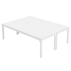 6.5FT Conference Meeting Seminar Business Table Set for 8-12 Person (Set of 2)