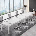 6.5FT Conference Meeting Seminar Business Table Set for 8-12 Person (Set of 2)