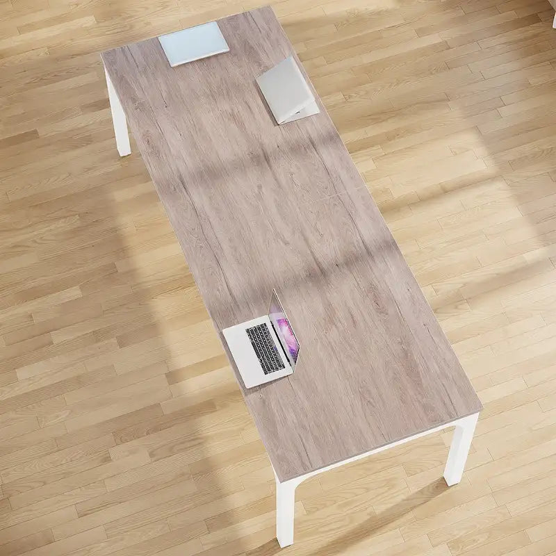 6.5FT Conference Meeting Seminar Business Table Set for 8-12 Person (Set of 2)