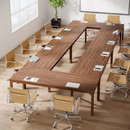 6.5FT Conference Meeting Seminar Business Table Set for 8-12 Person (Set of 2)