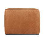 Poly & Bark Piazza 95 Sofa in Saddle Tan - Full Grain Genuine Italian Leather