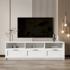 Modern minimalist TV cabinet 80 inch TV stand, open locker