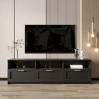 Modern minimalist TV cabinet 80 inch TV stand, open locker