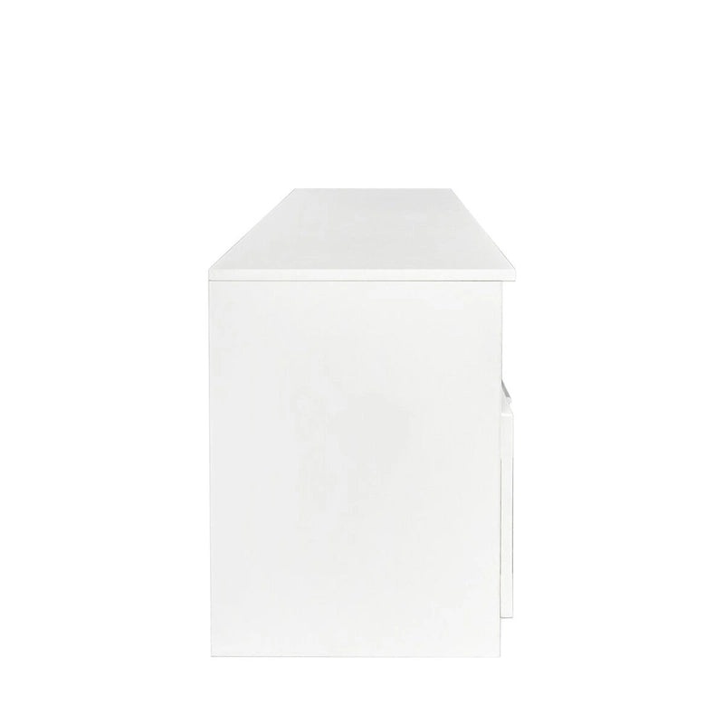 Modern minimalist TV cabinet 80 inch TV stand, open locker