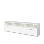 Modern minimalist TV cabinet 80 inch TV stand, open locker