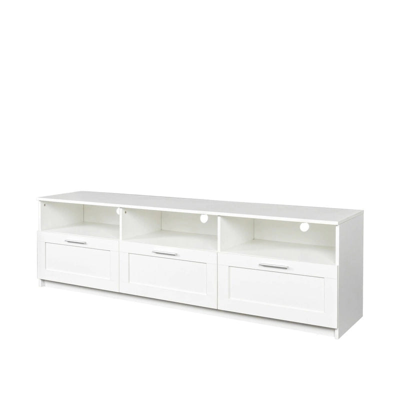 Modern minimalist TV cabinet 80 inch TV stand, open locker