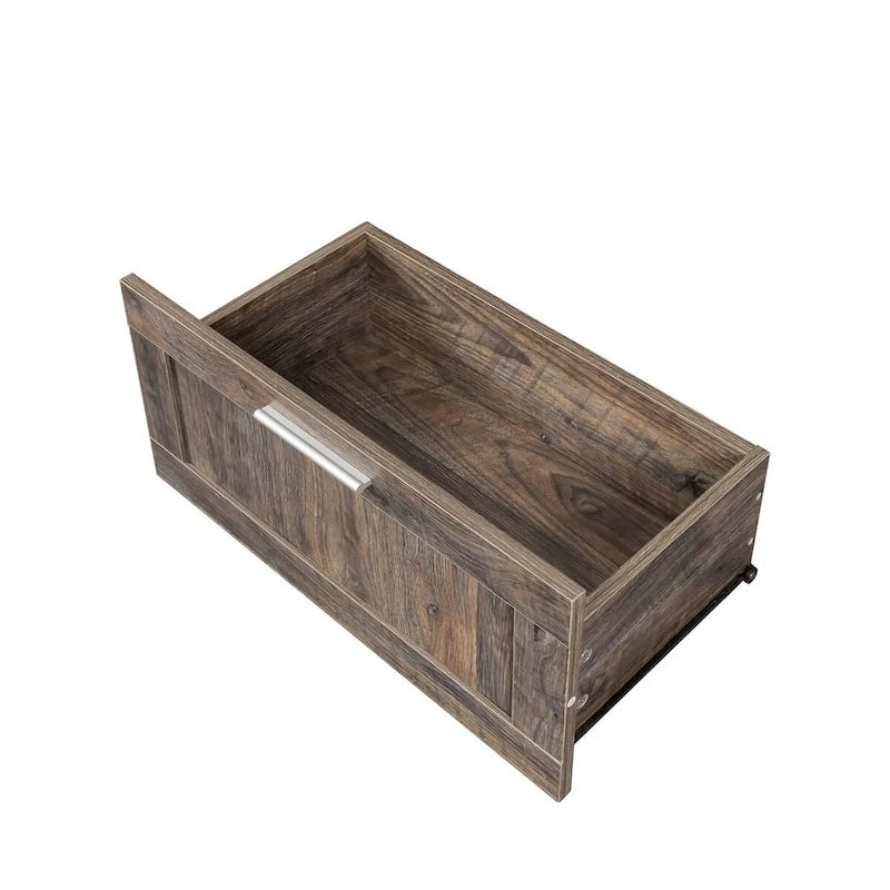 Modern minimalist TV cabinet 80 inch TV stand, open locker